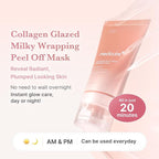 medicube Wrapping Mask Collagen Glazed Milky Glow Daytime Peel Off Mask | Quick - Image 2