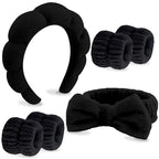 VELSCRUN 6 Pack Spa Headband, Makeup Headband, Face Wash Headbands, Skincare by VELSCRUN