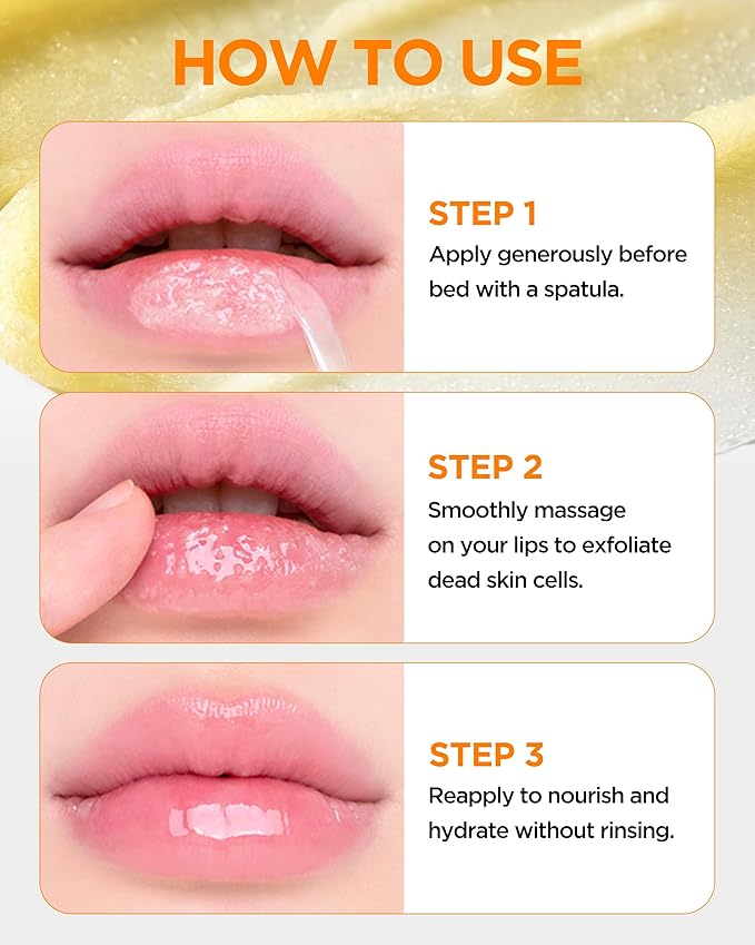 TOCOBO Lemon Sugar Lip Mask – No-Wash Overnight Lip Scrub & Sleeping Mask | - Image 6