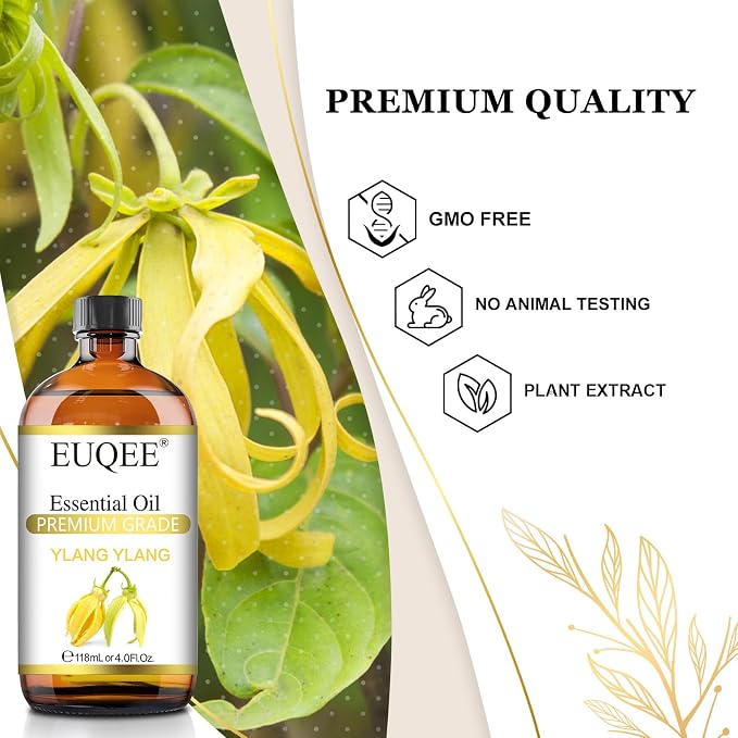 EUQEE Ylang Ylang Essential Oil 118ml - Image 3