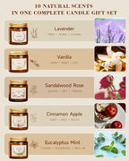 Scented Candles Set for Women Gifts, Soy Wax Candle 10 Pack, Long Lasting - Image 3