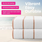 CASA COPENHAGEN Cabana Pool 2Pcs 100% Egyptian Cotton XL Designer Bathsheet - Image 2