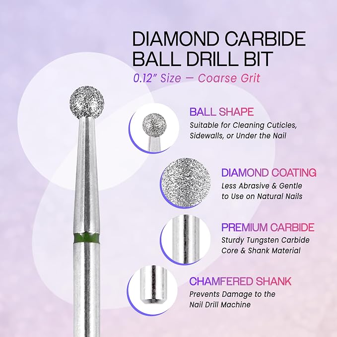 PANA 3/32” Diamond Nail Drill Bit - Image 3
