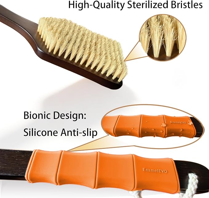 Back Scrubber Shower Brush, Dry Brushing Body Brush - Image 3