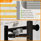 ENZE Smart Heated Towel Rack, 12-Bar Wall-Mounted Electric Towel Warmer 320W - Image 6