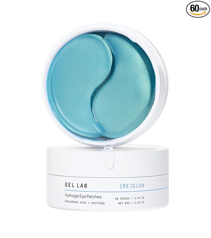 Gel Lab REGLOW Hyaluronic Acid & Caffeine Korean Skincare Eye Patches by GELLAB