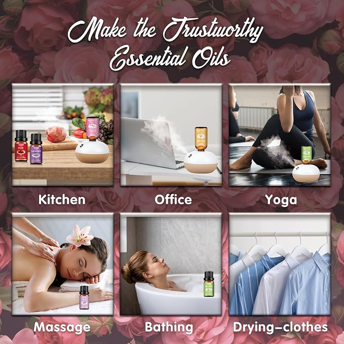 Floral Essential Oils Set for Diffusers & Candle Making - Image 5