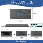 2PCS Water Absorbing Stone Tray, Fast Drying Stone Sink Tray, Water Absorbent - Image 6