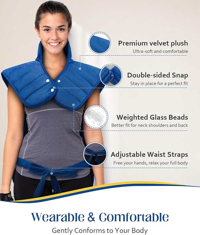 Heating Pad for Neck and Shoulders and Back, Mothers Day Gifts for Mom Wife - Image 6