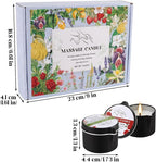 12pcs Massage Oil Candle, Moisturising Natural Soybeans Gift Sets, 1oz Low - Image 2