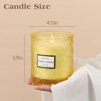 Lemon Scented Candles, 19oz Aromatherapy Candles Gifts - Image 5