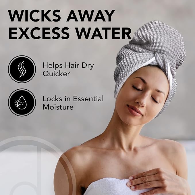 Microfiber Hair Wrap for Women - Image 3