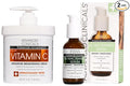 Advanced Clinicals Brightening Vitamin C Cream + 5% Niacinamide Serum by AdvancedClinicals