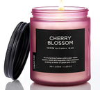 M&SENSE Cherry Blossom Scented Candle, 7.05oz Natural Organic Soy Wax, 50 Hours by MSENSE