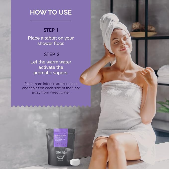 Shower Steamers Aromatherapy Lavender 8 Pack, 100% Pure Essential Oil, All - Image 5