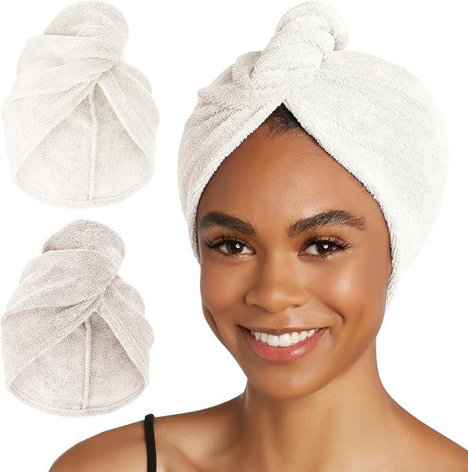 Turbie Twist 2-Pack Microfiber Hair Towel by TurbieTwist