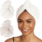 Turbie Twist 2-Pack Microfiber Hair Towel by TurbieTwist