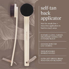 EcoTools Good Tan Self-Tan Back Applicator, Long Handle Back Brush - Image 2
