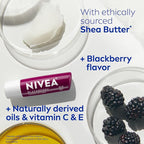 NIVEA Blackberry Lip Care, Tinted Lip Balm - Image 7