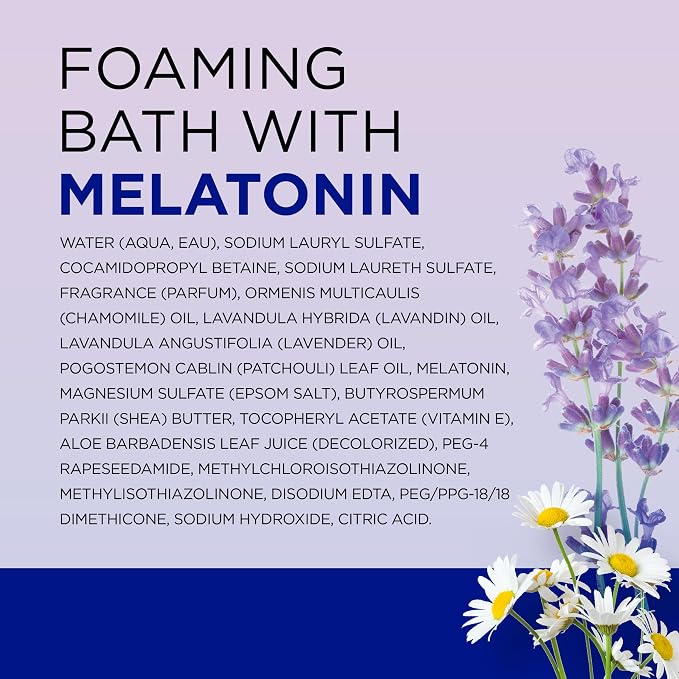 Dr Teal's Foaming Bath with Pure Epsom Salt, Sleep Blend with Melatonin - Image 5
