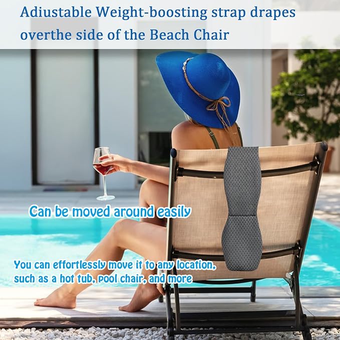 REEZEIVI Hot Tub Headrest Pillow, Chaise Lounge Pillows Outdoor 3D air mesh - Image 4