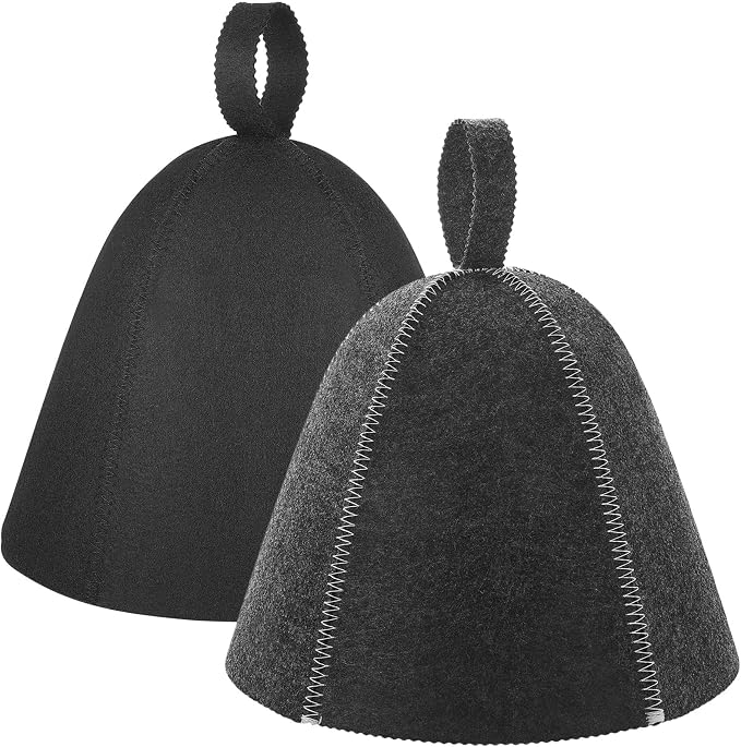 JaGely Sauna Hat for Men Women Sauna Hat Vaporarium Cap Russian Banya Cap for by JaGely