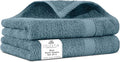 100% Cotton Hand Towel Set of 2, Sustainable, Highly Absorbent, Quick Drying by VillaCelestia
