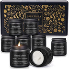 8 Pack Scented Candles for Men, Masculine Candle Gift Set by YMing