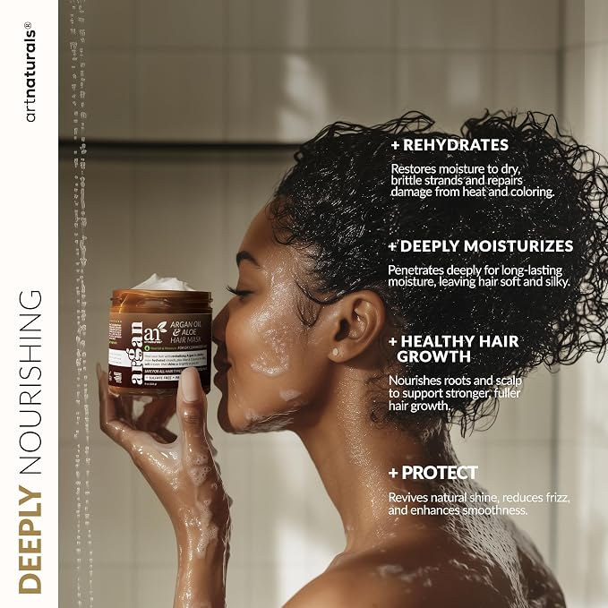 Artnaturals Hair Mask for Dry, Damaged Hair - Image 5