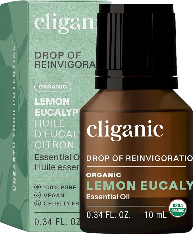 Cliganic Organic Lemon Eucalyptus Essential Oil by Cliganic