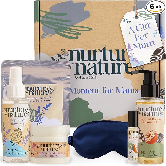 Nurture by Nature New Mom Self Care Gift Set by NurturebyNatureBotanicals