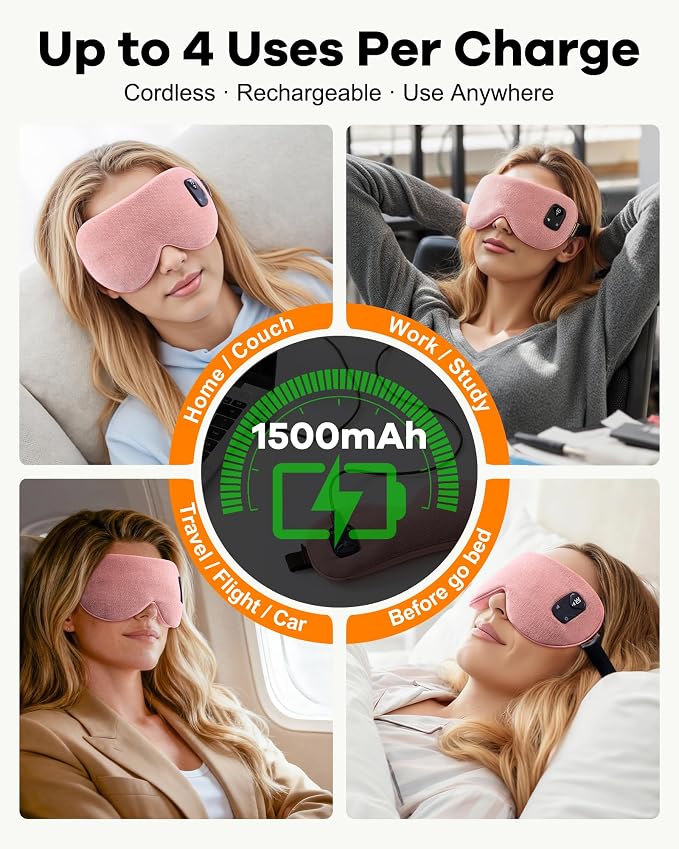 FACEMOON Cordless Heated Eye Mask - Image 6