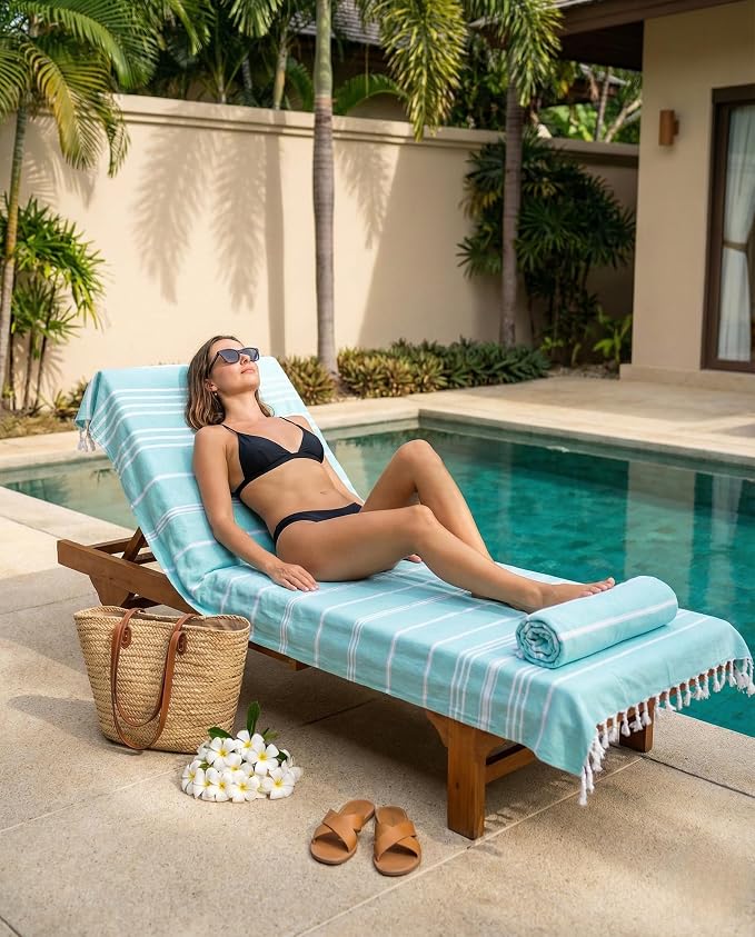 Cotton Turkish Beach Towel - Image 5