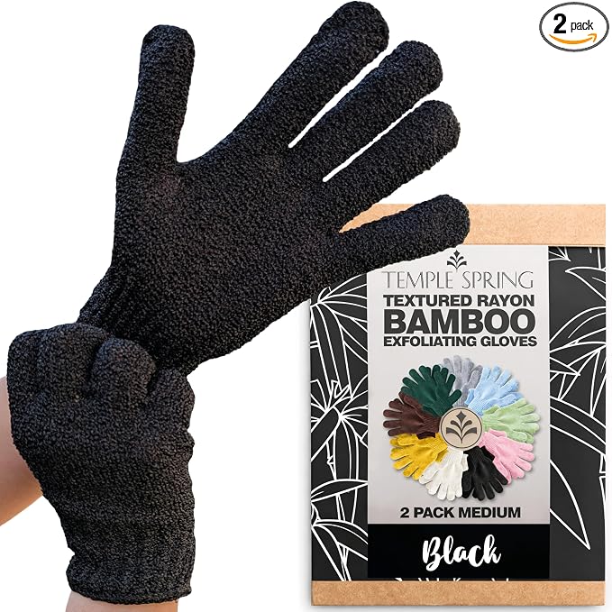 Temple Spring Shower Gloves Exfoliating by TempleSpring%7CRelaxRefreshRecharge