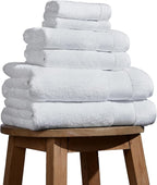 BIOWEAVES 100% Organic Cotton 700 GSM Plush 6-Piece Towel Set GOTS Certified by BIOWEAVES