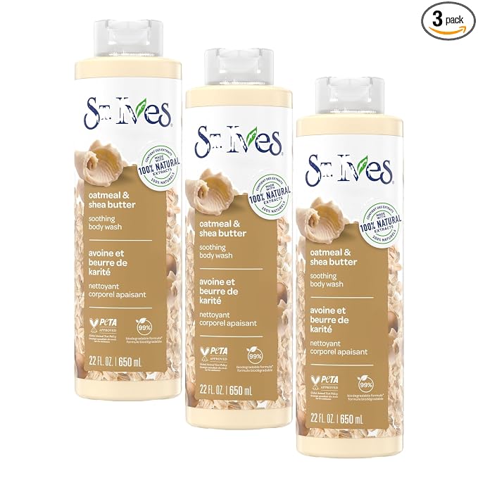 St. Ives Oatmeal & Shea Butter Body Wash | Moisturizing Body Wash by St.+Ives