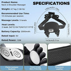 Shoulder & Neck Massager with Heat, 4D Bionic Heated Neck Massager with Fingers - Image 4