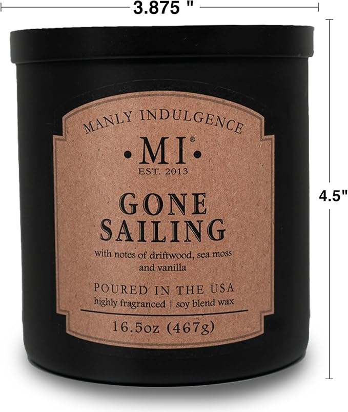 Manly Indulgence Gone Sailing Scented Candles - Image 4