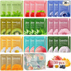 Aottom 30pcs Face Masks Skincare, Bulk Facial Masks by AOTTOM