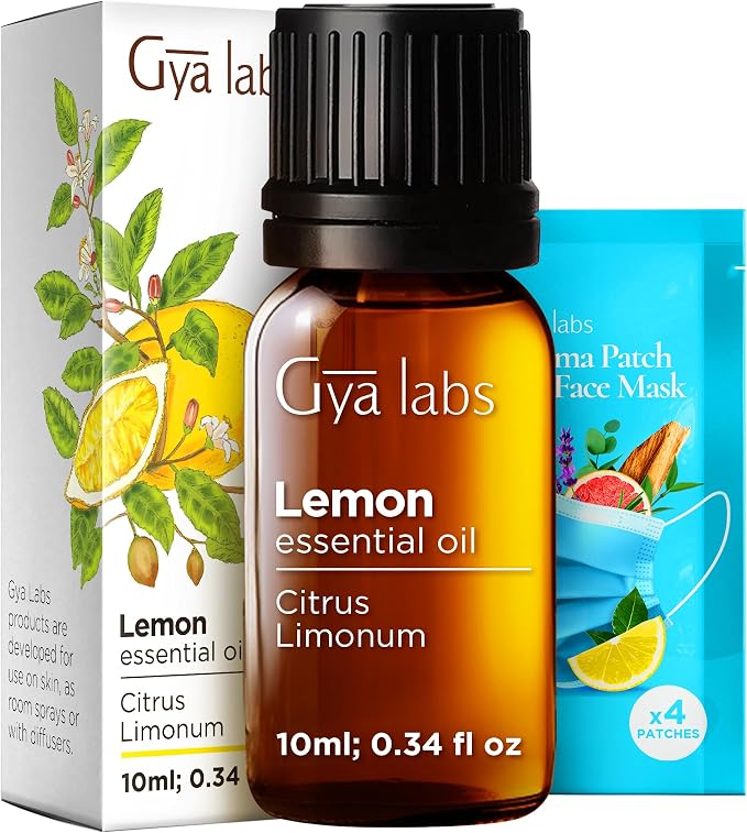 100% Pure Lemon Essential Oil by GyaLabs