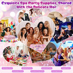 137 PCS Spa Party Supplies For Girls, Include Face Mask, Bath Bombs, Hand Cream - Image 4