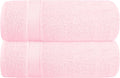 Belizzi Home Cotton 2 Pack Oversized Bath Towel Set 28x55 inches, Large Bath by Unknown