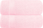 Belizzi Home Cotton 2 Pack Oversized Bath Towel Set 28x55 inches, Large Bath by Unknown