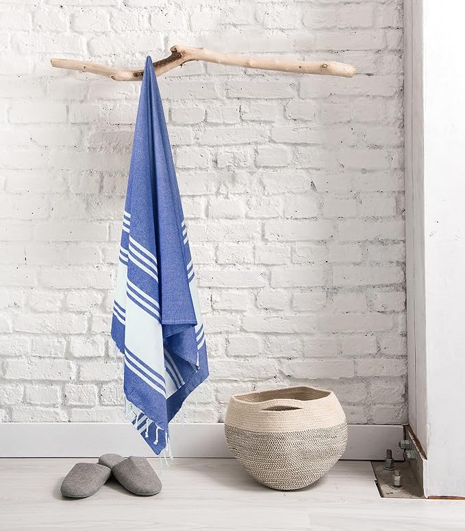 Goroly Home Cotton Turkish Peshtemal Beach Towel, Extra Large, Thin Quick Dry - Image 5