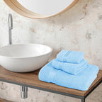 Belizzi Home Ultra Soft 3 Pack Cotton Towel Set, Contains a Bath Towel 28x55 - Image 3