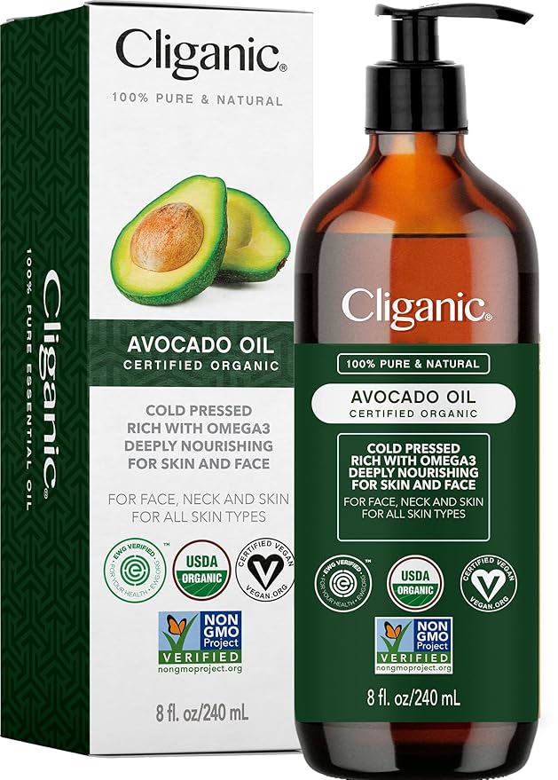 Cliganic Organic Avocado Oil, 100% Pure by Cliganic