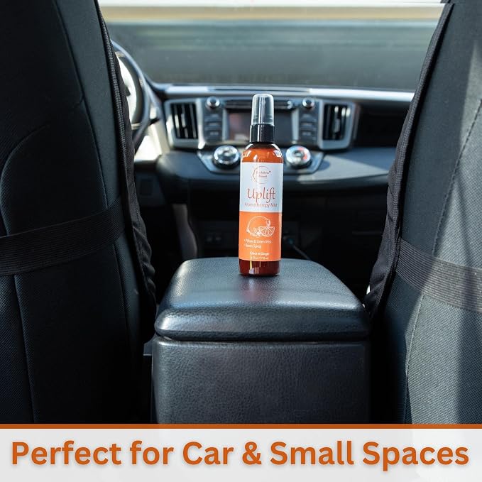 Uplift Aromatherapy Room Spray for Energy Boost. Lemon, Bergamot & Ginger - Image 5