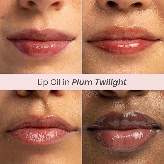 Burt's Bees Lip Oil Plum Twilight, Instant Hydration, Nourishes and Softens Lips - Image 5