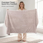 REDKISS Ultra Soft Bath Towels Set of 6 Large 35"x70" | 100% Microfiber - Image 6