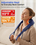 Neck Massager with Heat : Cordless Neck and Shoulder Massager - Image 2